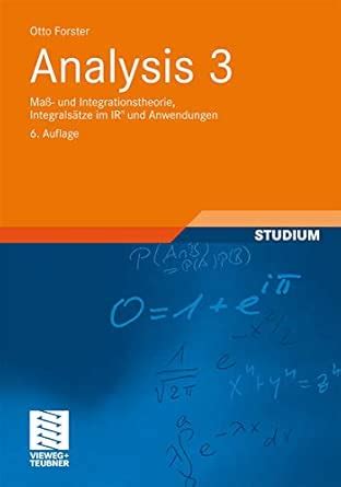 Amazon.in: Buy Analysis 3: Ma - Und Integrationstheorie, Integrals Tze ...