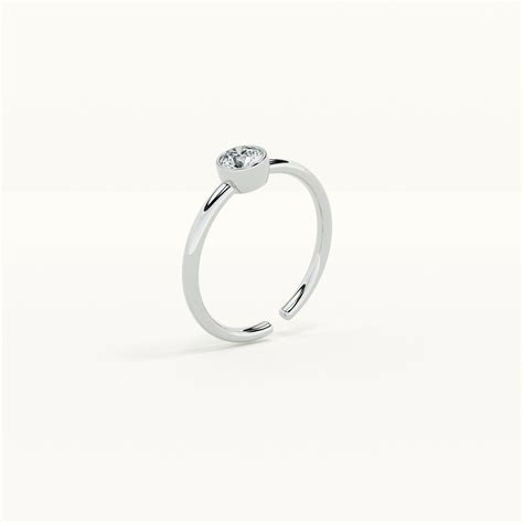 Bezel Round 925 Silver Ring – PALMONAS