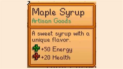Stardew Valley Crafting Guide: How to make Maple Syrup?