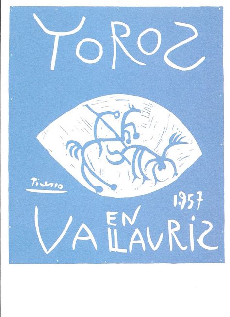 Toros en Vallauris, 1957 by Pablo Picasso - 4 X 6 Inches (10 Postcards ...