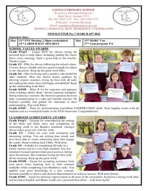Fillable Online AXEDALE PRIMARY SCHOOL Excellence ... Fax Email Print ...