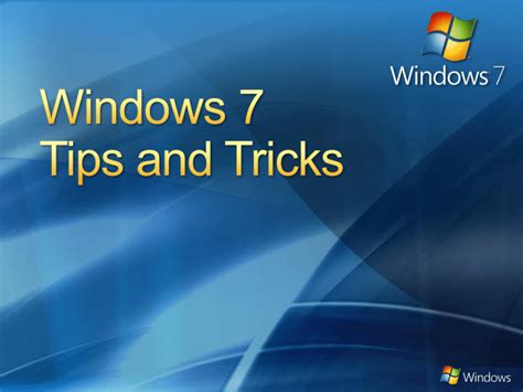 Image result for Windows 7Hints and Tips