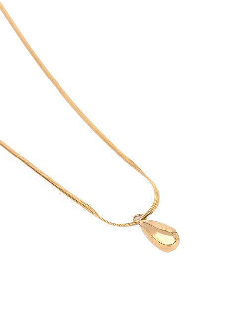 MAURYANA - Elegant Water Drop Style Waterproof Non Tarnish Necklace