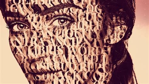 Typography Portrait Tutorial Photoshop 的图像结果