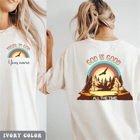 Custom Christian Shirt, Bible Verse Tees, Trendy Faith Apparel, Jesus ...