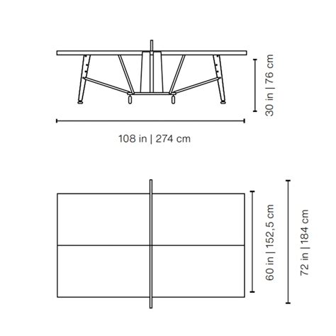 Folding Table Tennis Table Dimensions at Anthony Griggs blog