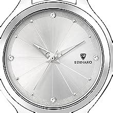 EDINARO Watches For Women Round Studded Dial |Analogue Quartz Movemnet ...
