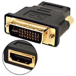 TV DVI-I Dual Link Male To HDMI Female Converter Adapter : Amazon.in ...