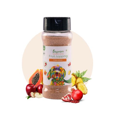 Fruit Topping for Dogs - A fruity punch – Psyvam Plant Based Pet Botique