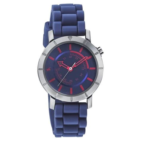 Buy Online Fastrack Quartz Analog Blue Dial Silicone Strap Watch for ...