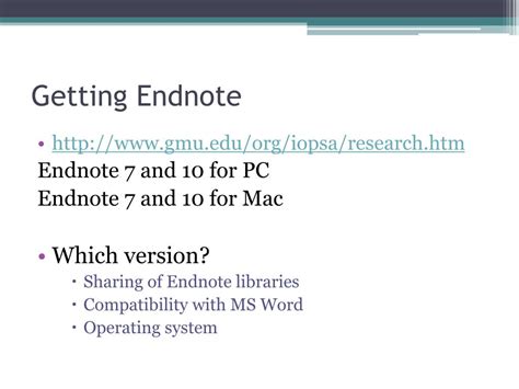 EndNote Tutorial PowerPoint 的图像结果