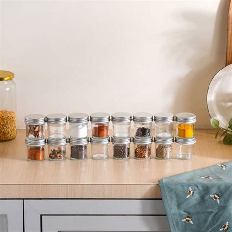 Seasoning Jars With Lid Set Of 6 100ml Online - Premium Spice Jar ...