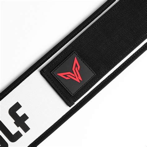 Weightlifting & Powerlifting Belt Neoprene Self Locking - White | PRO WOLF
