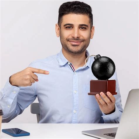 Custom Bomb Trophy for Office Parties & Awards - Lumen Essential ...