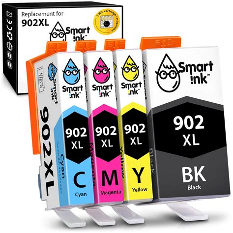 Get compatible HP 902 XL Ink Cartridges (4 Combo Pack) | Smart Ink