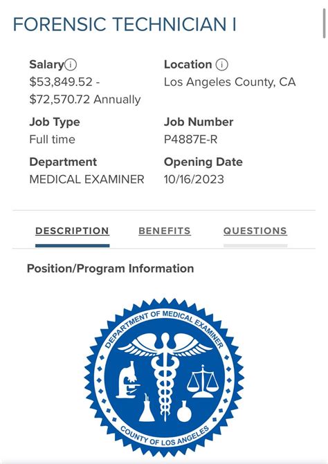 Is Forensic Technician another word for Autopsy Tech? If so, is this a good salary/compensation ...