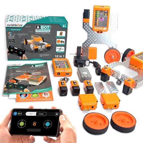 Buy Avishkaar ABot Advanced, 10 in1 DIY STEM Metal Robotics Kit ...