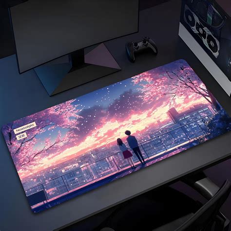 Large Anime Gaming Mouse Pad, Extended Desktop Mat, 60 x 28 cm (DS3 ...