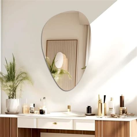 Buy Irregular Mirror Wall Decor Asymmetrical Wall Mounted Mirror ...