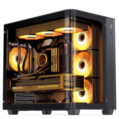 Jonsbo Tk 3 Black One Piece Curved Glass Atx Mid | Desertcart INDIA