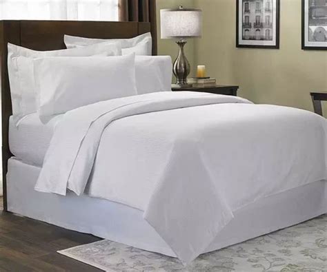 Bed Sheets - Hotel Cotton Double Bed Sheet Manufacturer from Namakkal