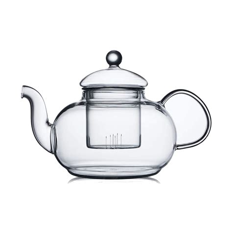 Pasio Borosilicate Clear Glass Pyramid Shape Teapot With Infuser at ...