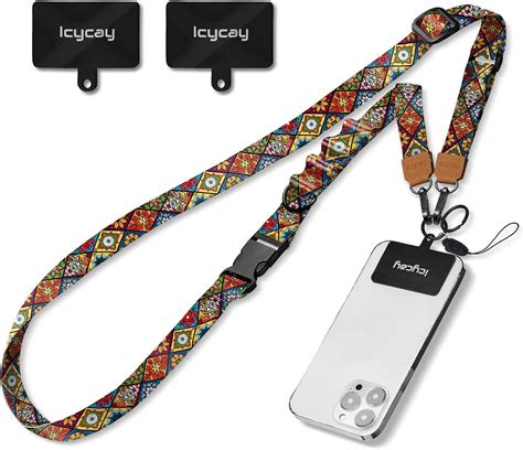 Amazon.com: Icycay Phone Lanyard Crossbody, Boho Cell Phone Lanyard for ...