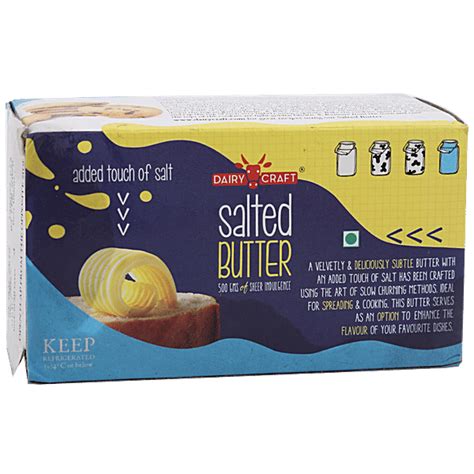 Buy Dairy Craft Butter Lightly Salted 500 Gm Online At Best Price of Rs ...