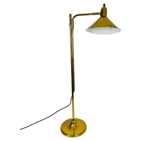 Nautilus Shell Adjustable Brass Floor Lamp at 1stDibs | brass shell ...