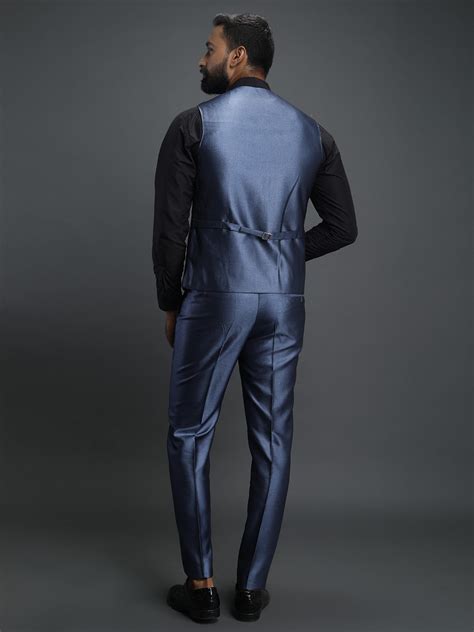 Blue 3 Piece Tuxedo – Stylish Formalwear for Men