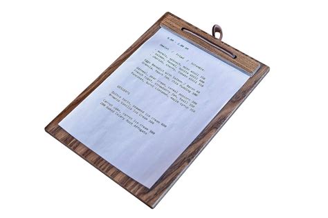 Buy Wooden Menu Holder with Leather Lace-Menu Board for Restaurant ...