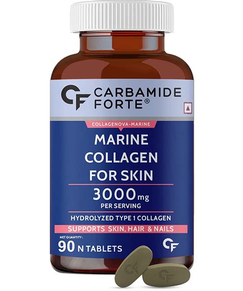 Carbamide Forte Hydrolyzed Marine Collagen, 90 Tablets | Peptides ...