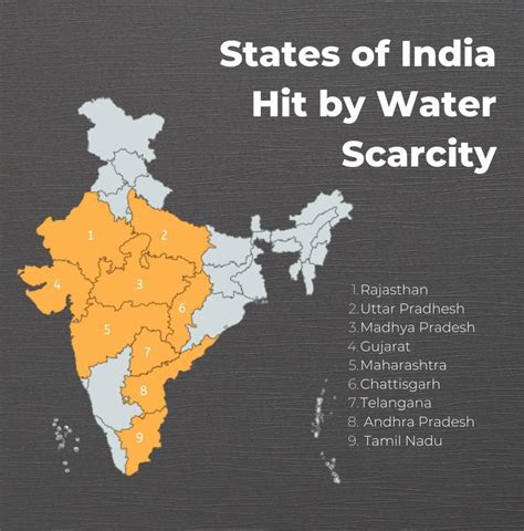 Locate water stressed regions on the outline map of India. - Brainly.in