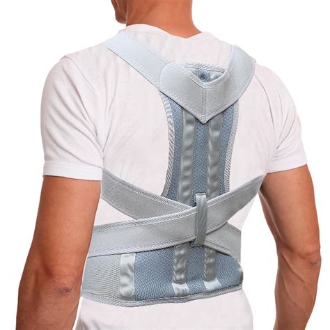 Buy SLOVIC Posture Corrector For Men Back Support Belt For Back Pain ...