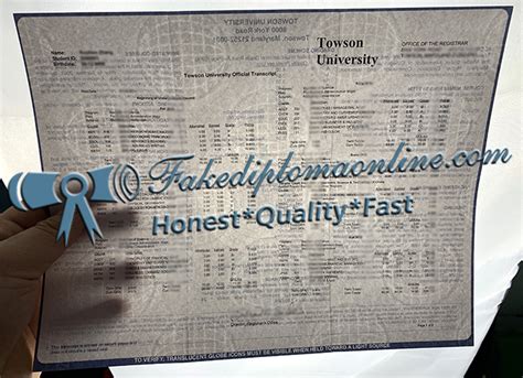 Image result for Image Towson State University Transcript