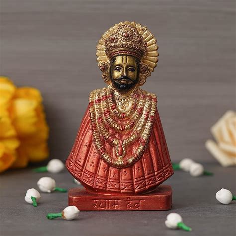 Buy RHT Premium Baba Khatu Shyam ji Idol Statue Showpiece for Home and ...