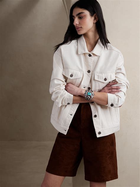 Oversized Denim Jacket | Banana Republic