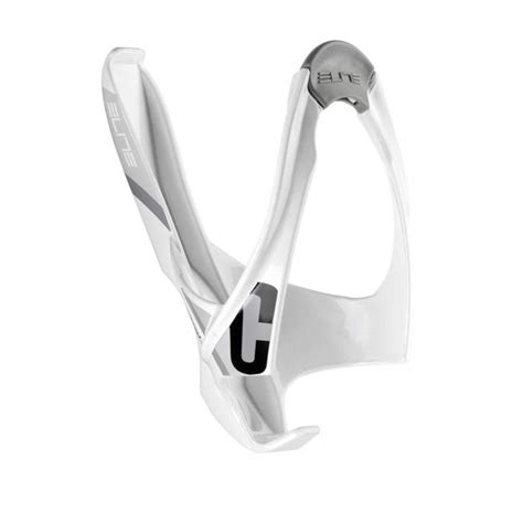 Bottle Cage ELITE CANNIBAL - White - Black | Mognetti Bike