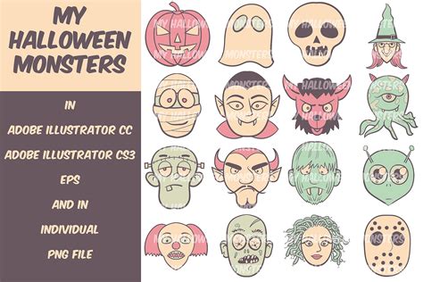 List Of Different Types Of Halloween Monsters at Marcellus Meyers blog