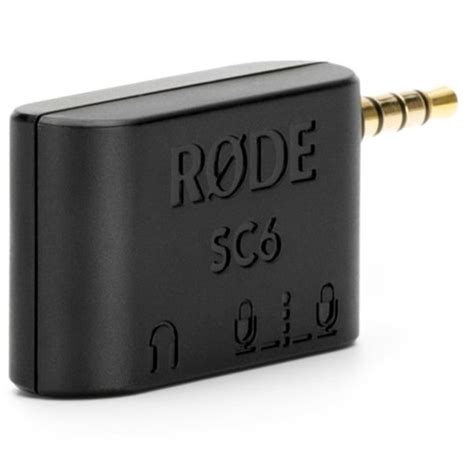 Rode Sc6 Dual Trrs Adaptor For Smartphones | Imaginext