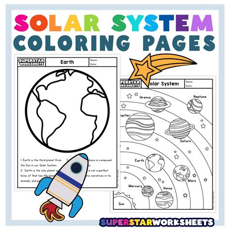 Planets In Our Solar System Coloring Pages [2025]