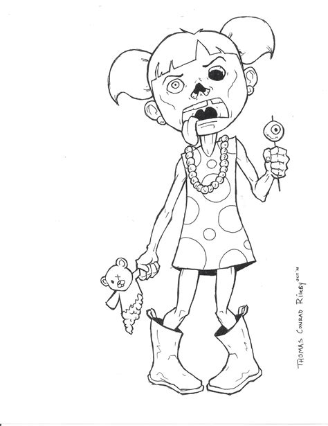 Printable Coloring Pages Of Zombies - Printable And Enjoyable Learning