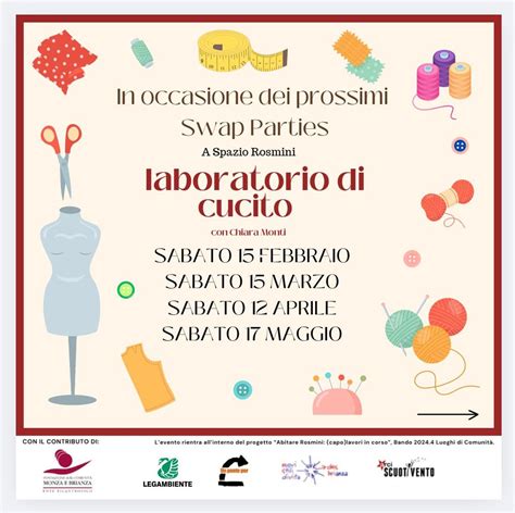 Swap party e laboratorio di cucito, Via Rosmini 72, 20900 Monza, Italy ...