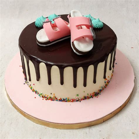 Birkenstock Cake | Shoe Theme Cake | Drip Cake Design – Liliyum ...