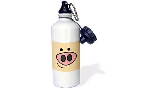 Water Bottle - Cute Happy Pi... | Groupon Goods