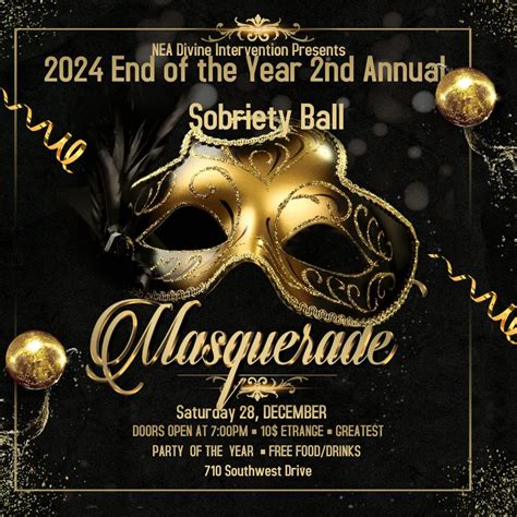 NEA Divine Intervention Sobriety Masquerade Ball , First Presbyterian ...