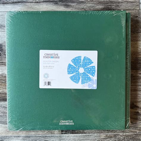 Hunter Green True 12x12 Album Cover - Tessa Scrapbooks