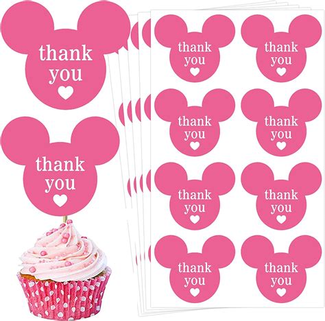 Buy 2.25'' x 2'' 2022 New Trend Mickey a Mouse Ear Stickers,Valentine's ...