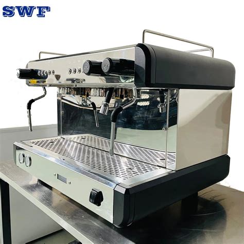 Commercial Double Group Espresso Coffee Machine Cappuccino Coffee Maker ...