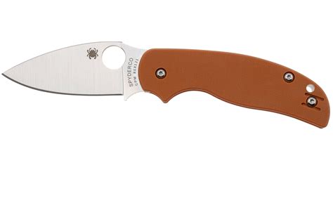 Spyderco Sage 5 CPM REX 121 C123GBORP Burnt Orange G10 couteau de poche ...
